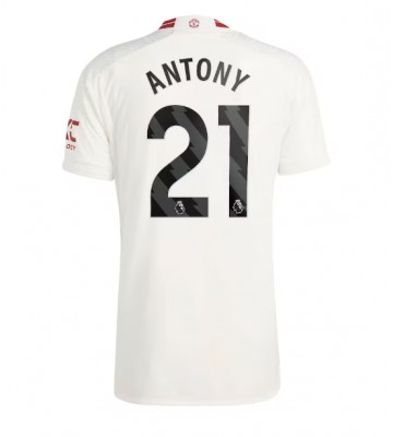 Manchester United Antony #21 Tredje trøje 2023-24 Kort ærmer